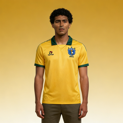 Brazil Home Retro Jersey 1988