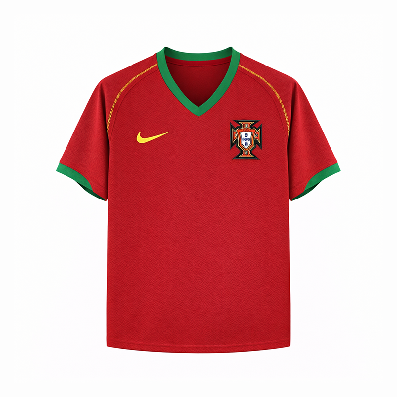 Portugal Home Retro Jersey 2006