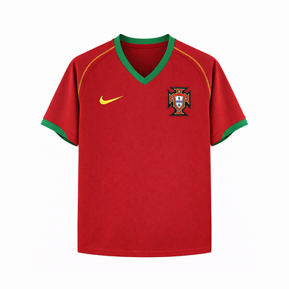 Portugal Home Retro Jersey 2006