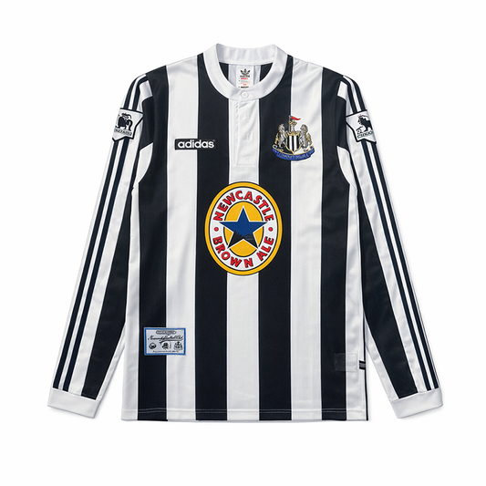 Newcastle United Home Retro Long Sleeve Jersey 1995-1997
