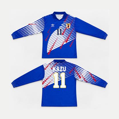 Japan Home Retro Long Sleeve Jersey 1994