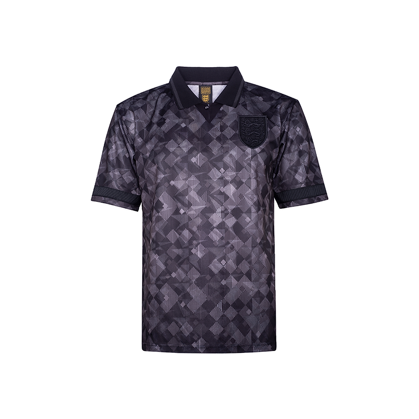 England Black Out Retro Jersey 1990