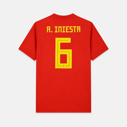 Spain Home Retro Jersey 2018