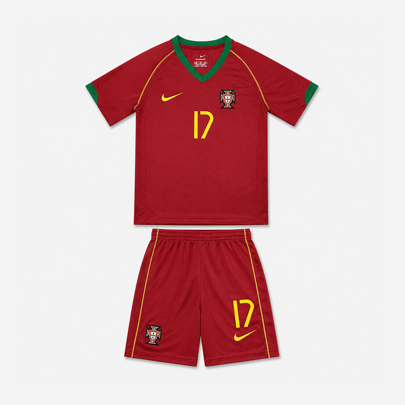 Portugal Home Retro Kids Kit 2006