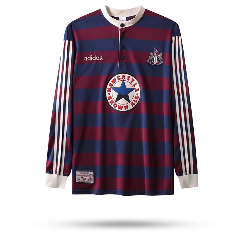 Newcastle United Away Retro Long Sleeve Jersey 1995-1996