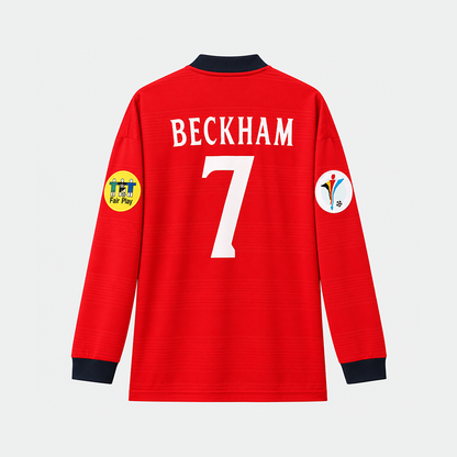 England Away Retro Long Sleeve Jersey 2000