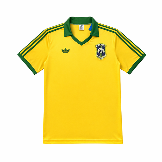 Brazil Home Retro Jersey 1977