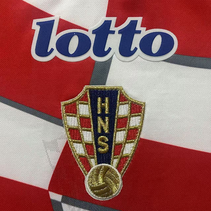 Croatia Home Retro Jersey 1998