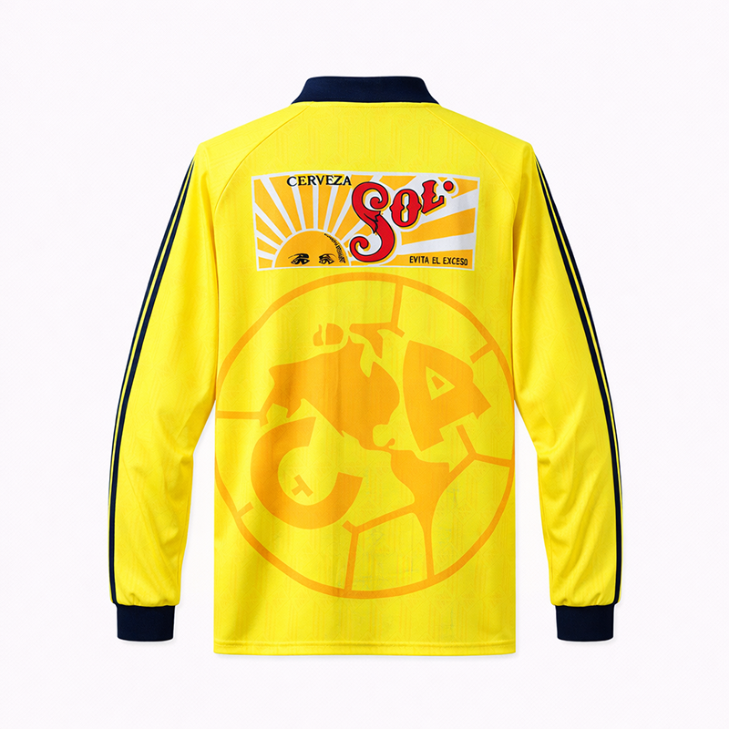 Club America Home Long Sleeve Retro Jersey 1998-99