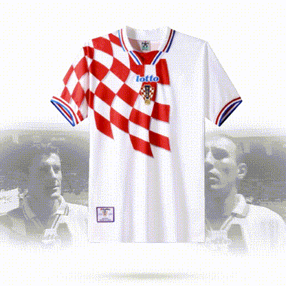 Croatia Home Retro Jersey 1998