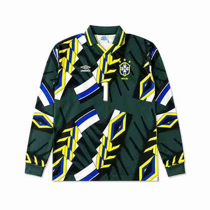 Brazil Goalkeeper Retro Long Sleeve Jersey 1994