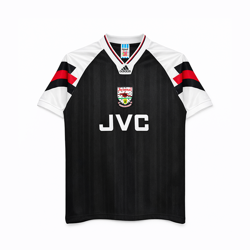Arsenal Black Retro Jersey 1993-1994
