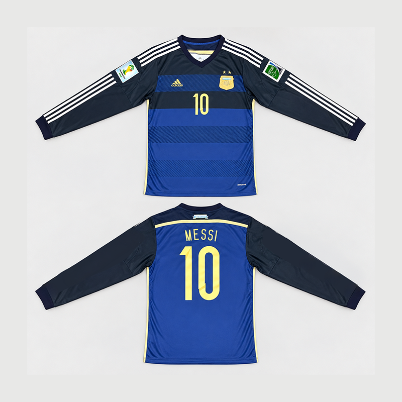 Argentina Final Retro Long Sleeve Jersey 2014
