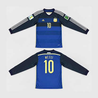 Argentina Final Retro Long Sleeve Jersey 2014