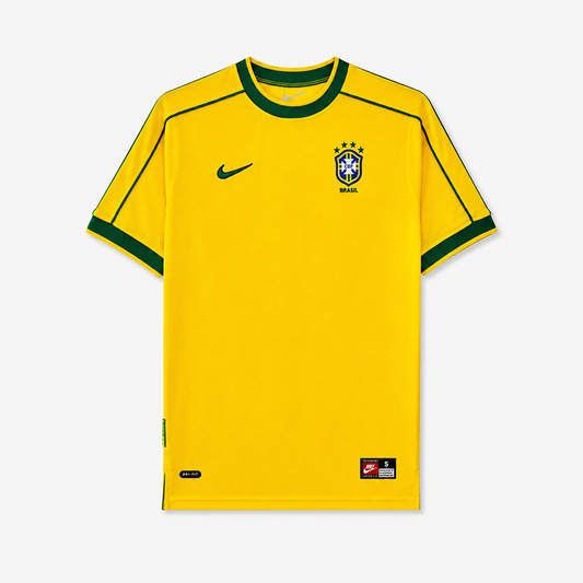 Brazil Home Retro Jersey 1998