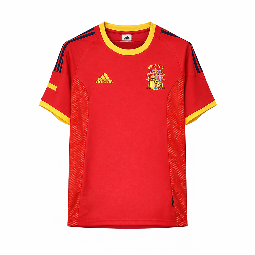 Spain Home Retro Jersey 2002
