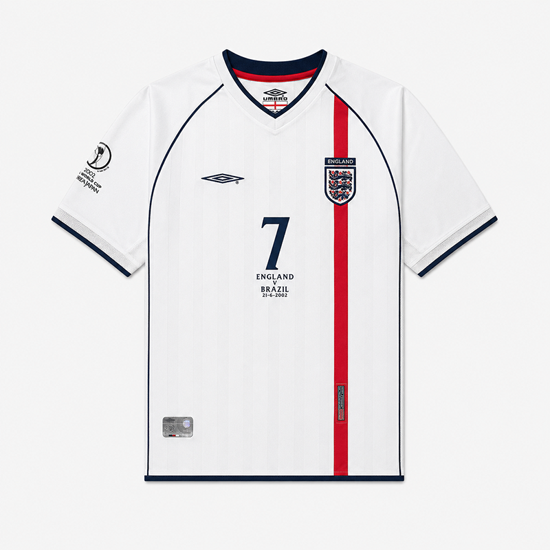 England Home Retro Jersey 2002