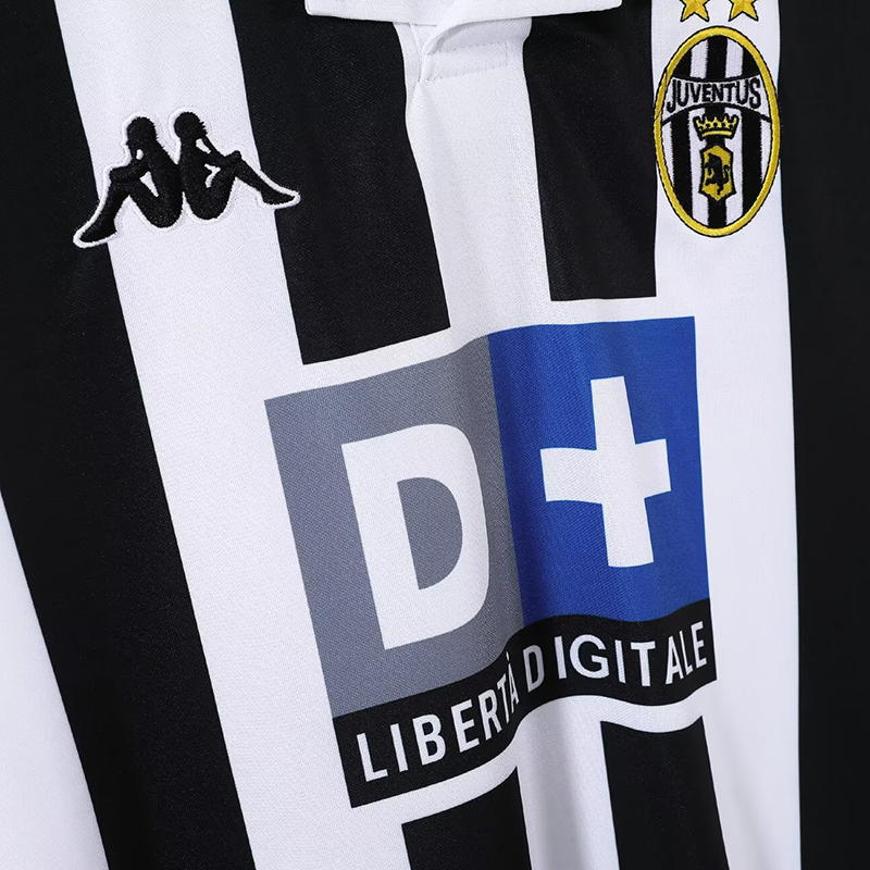 Juventus Home Long Sleeve Retro Jersey 1999-00