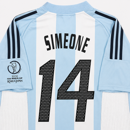 Argentina Home Retro Jersey 2002