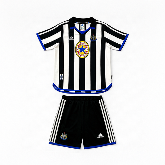 Newcastle United Home Retro Kids Kit 1999-2000