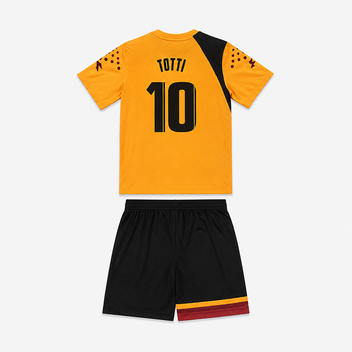 AS Roma Home Retro Kids Kit 2005-2006 - #10