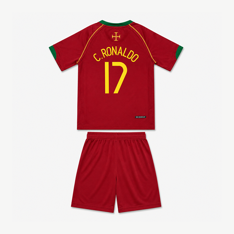Portugal Home Retro Kids Kit 2006
