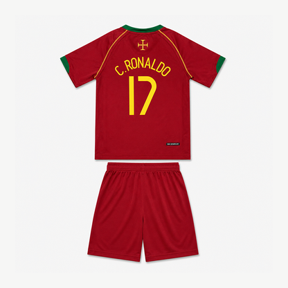 Portugal Home Retro Kids Kit 2006