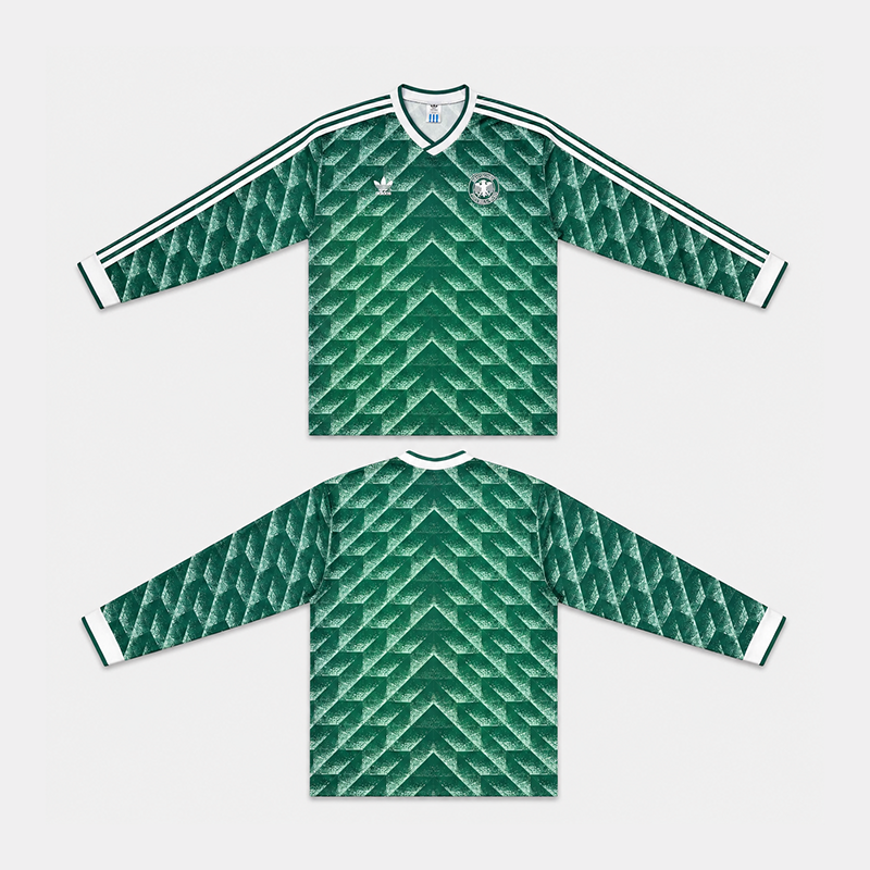 Germany Away Retro Long Sleeve Jersey 1990