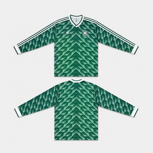 Germany Away Retro Long Sleeve Jersey 1990