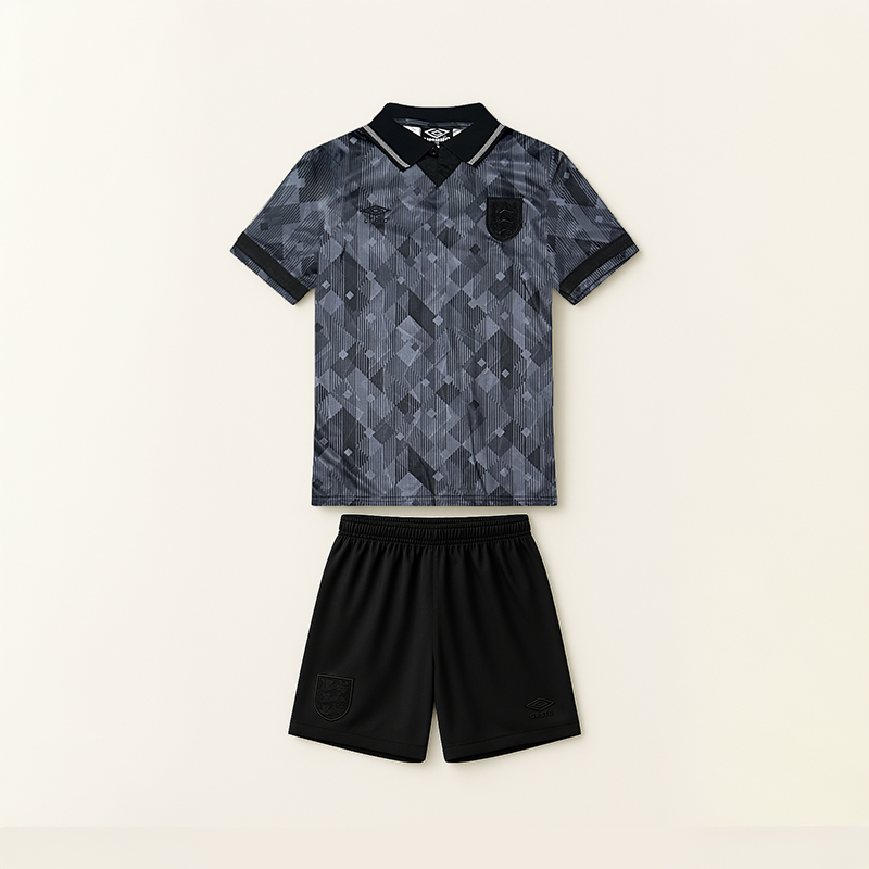 England Blackout Retro Kids Kit 1990