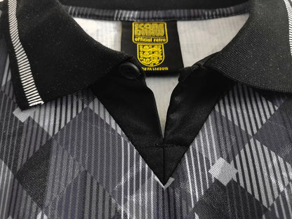 England Black Out Retro Jersey 1990