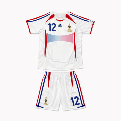 France Away Retro Kids Kit 2006