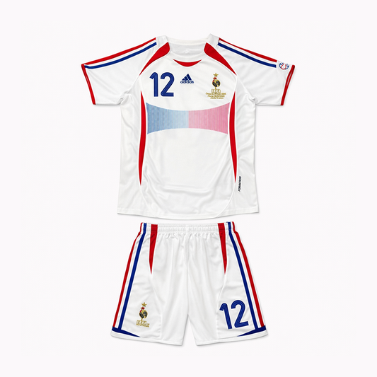 France Away Retro Kids Kit 2006