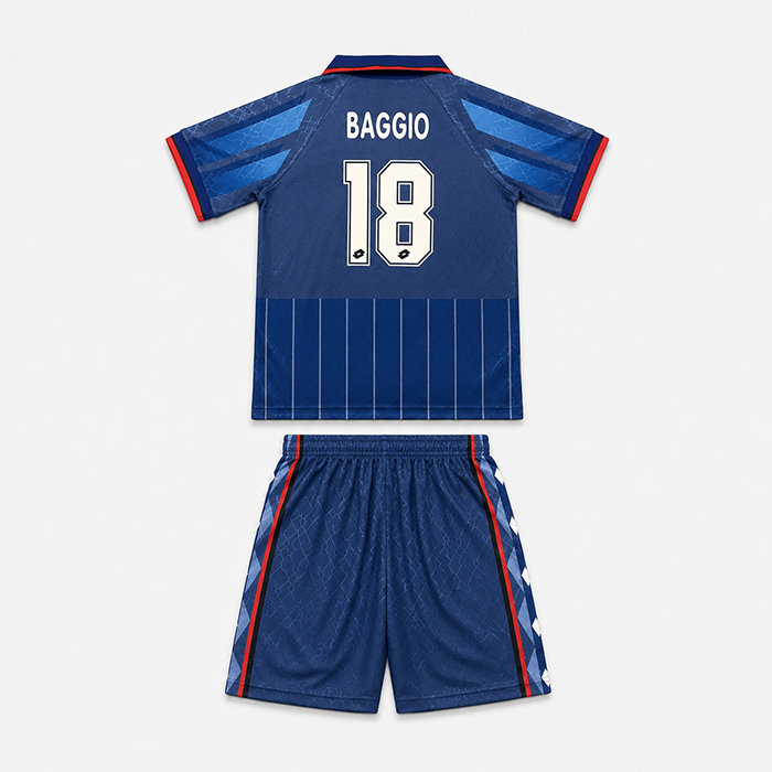 AC Milan Third Retro Kids Kit 1995-1996 - BAGGIO #18