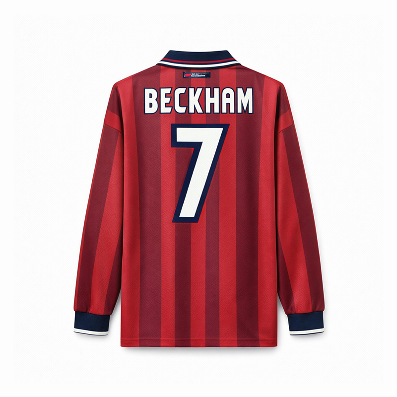 England Away Retro Long Sleeve Jersey 1998