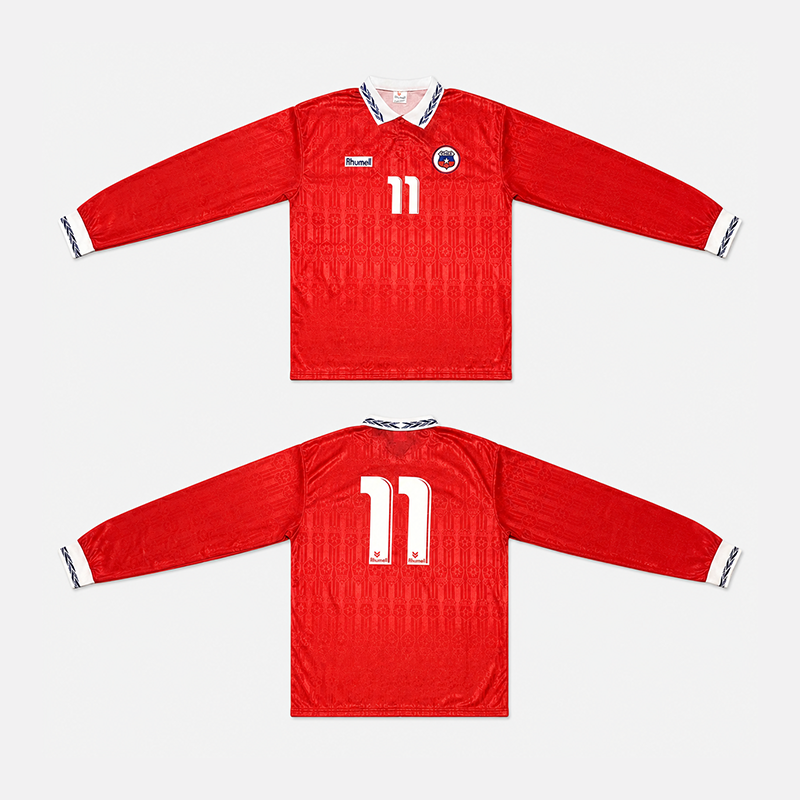 Chile Home Retro Long Sleeve Jersey 1995