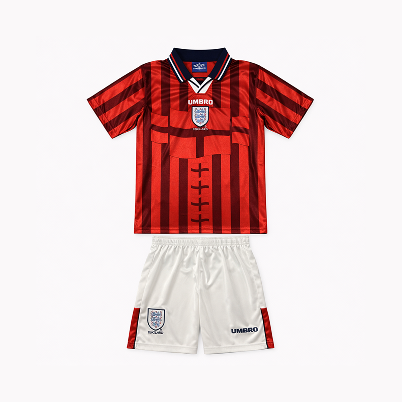 England Away Retro Kids Kit 1998