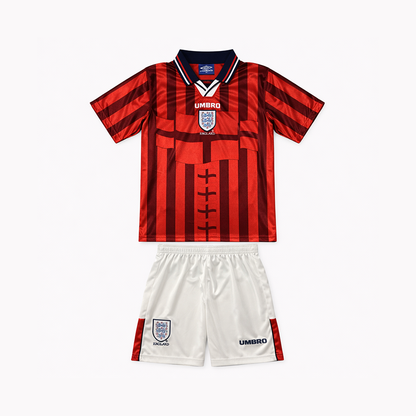 England Away Retro Kids Kit 1998