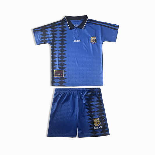 Argentina Away Retro Kids Kit 1994