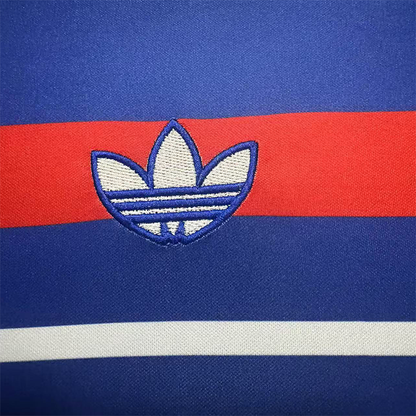 France Home Long Sleeve Retro Jersey 1984-86