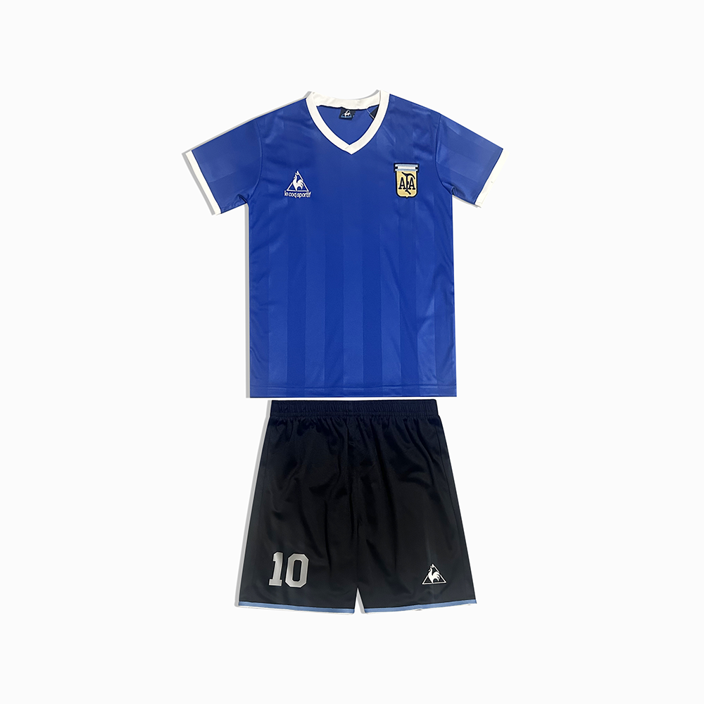 Argentina Away Retro Kids Kit 1986