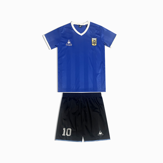 Argentina Away Retro Kids Kit 1986