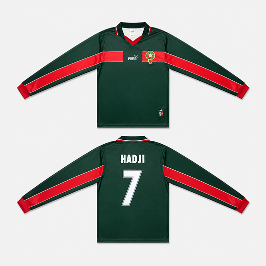 Morocco Home Retro Long Sleeve Jersey 1998