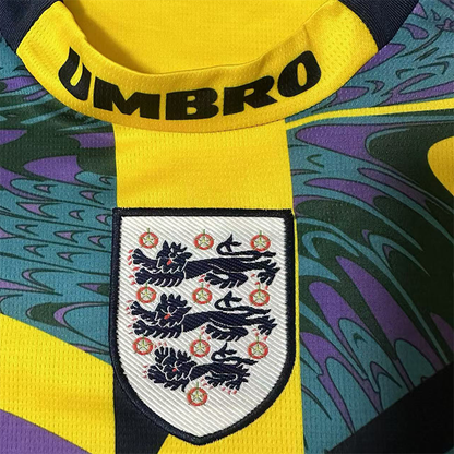 England Goalkeeper Retro Long Sleeve Jersey 1995-96