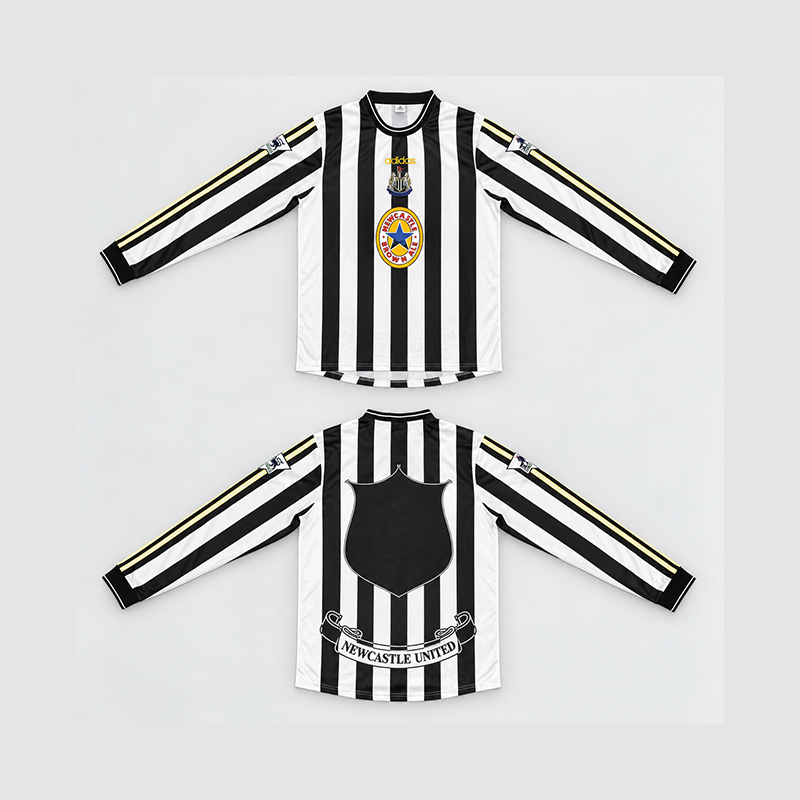 Newcastle United Home Retro Long Sleeve Jersey 1997-1999