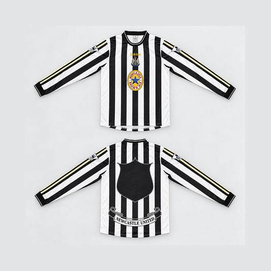 Newcastle United Home Retro Long Sleeve Jersey 1997-1999