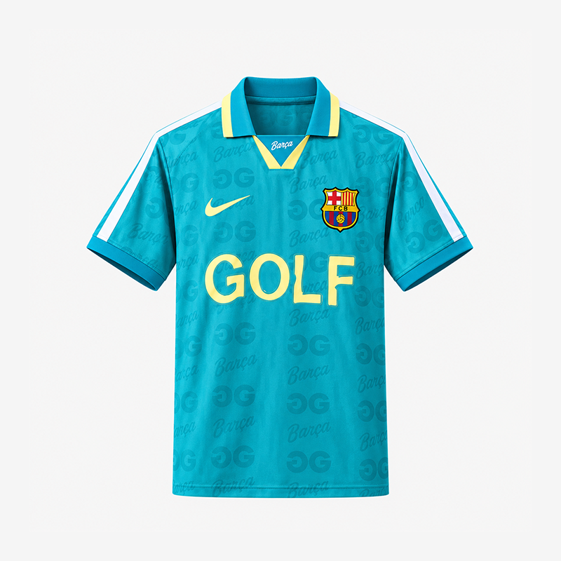 Barcelona x GOLF WANG Cyan Jersey 26/27