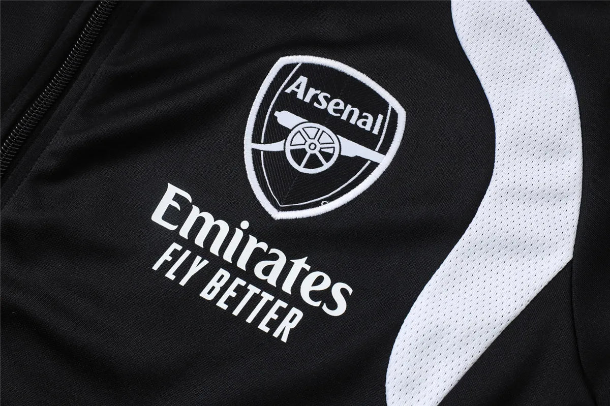 Arsenal Tracksuit Kit Black 26/27 Full Ziper