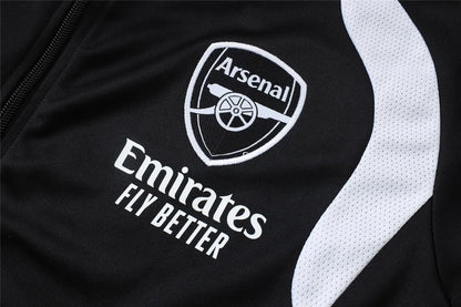 Arsenal Tracksuit Kit Black 26/27 Full Ziper