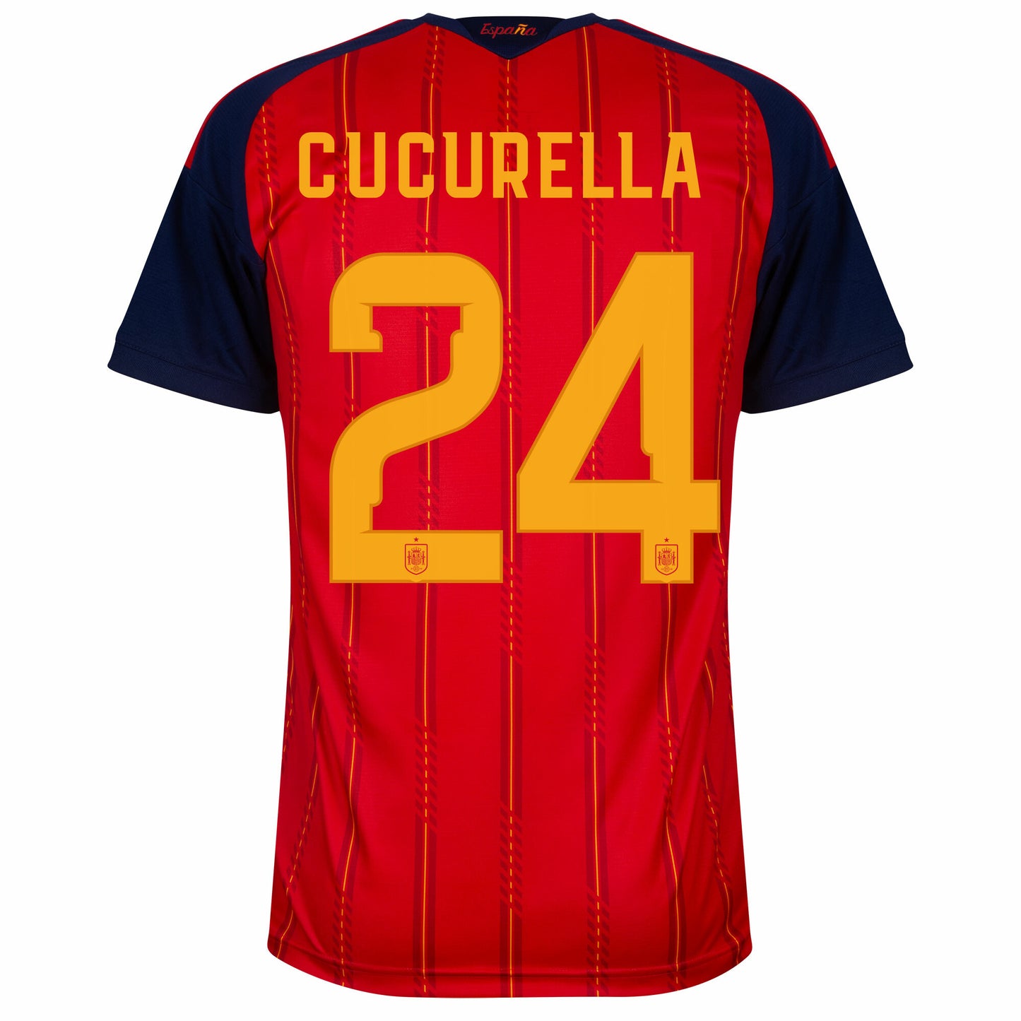 Spain 2026 Home Jersey Soccer Cucurella #24 - World Cup 2026